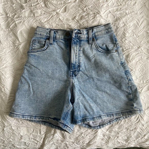 Lee High Rise A-Line Shorts - Picture 1 of 3